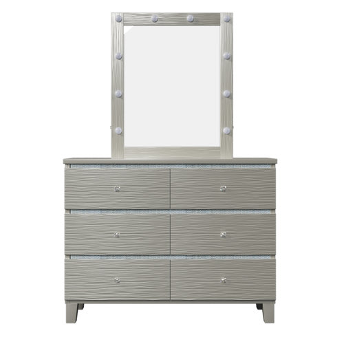 Latitude Run® Lighted Dresser Mirror Wayfair
